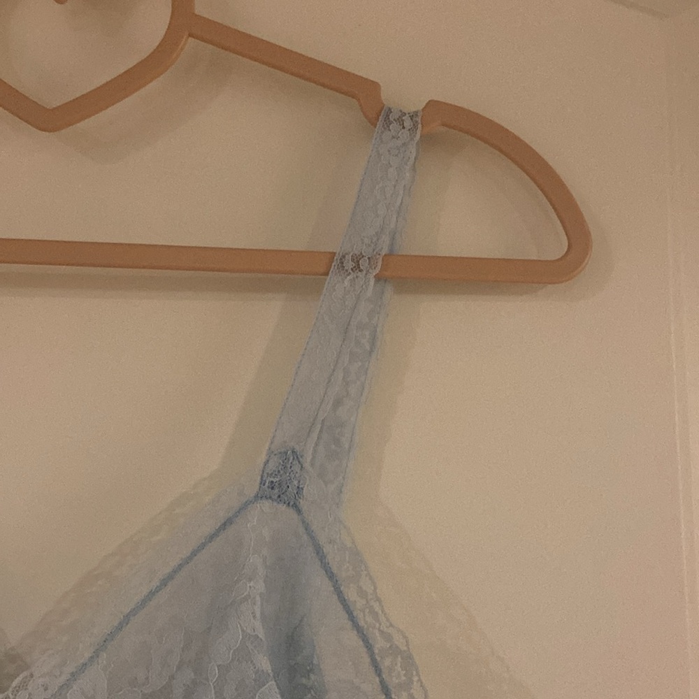 Vintage St. Michael Lingerie Full Slip blue​​​​​​​ - Picture 3 of 7